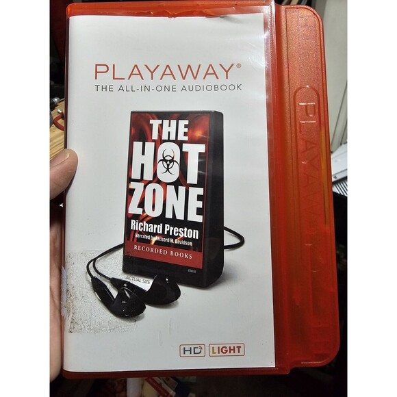 The Hot Zone By Richard Preston Audiobook PLAYAWAY Recorded Books - Picture 1 of 2